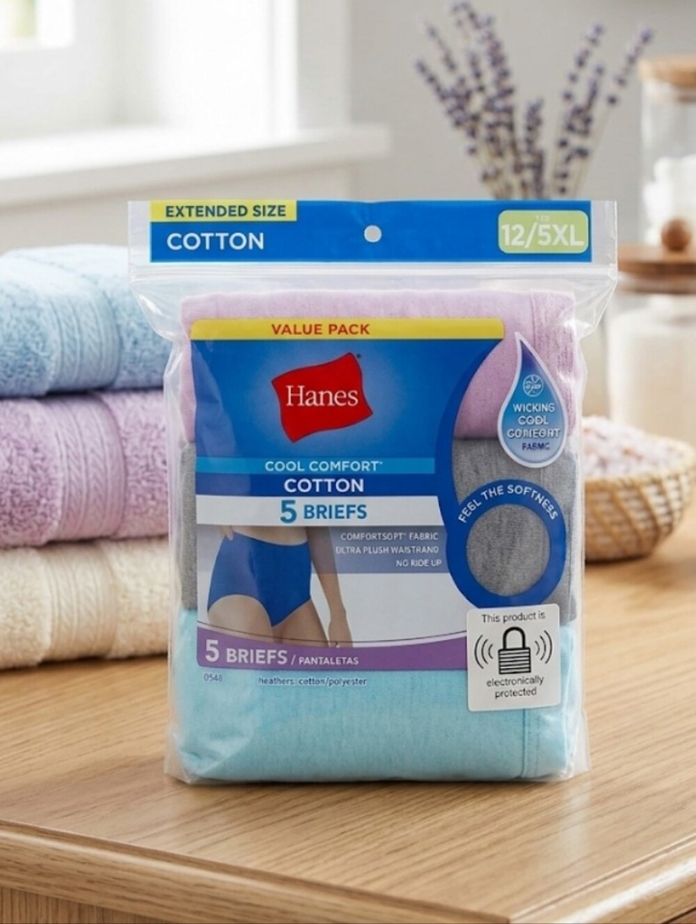 Cool Comfort Cotton Briefs 5 Pack